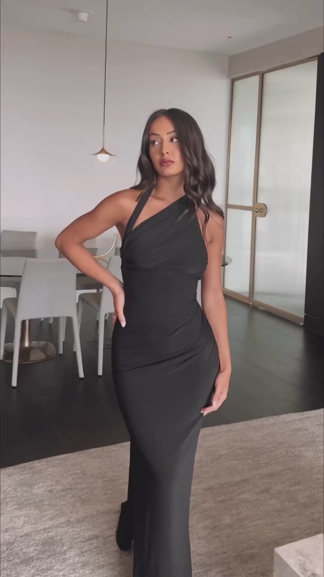 Ivana Multi-Way Gown - Black