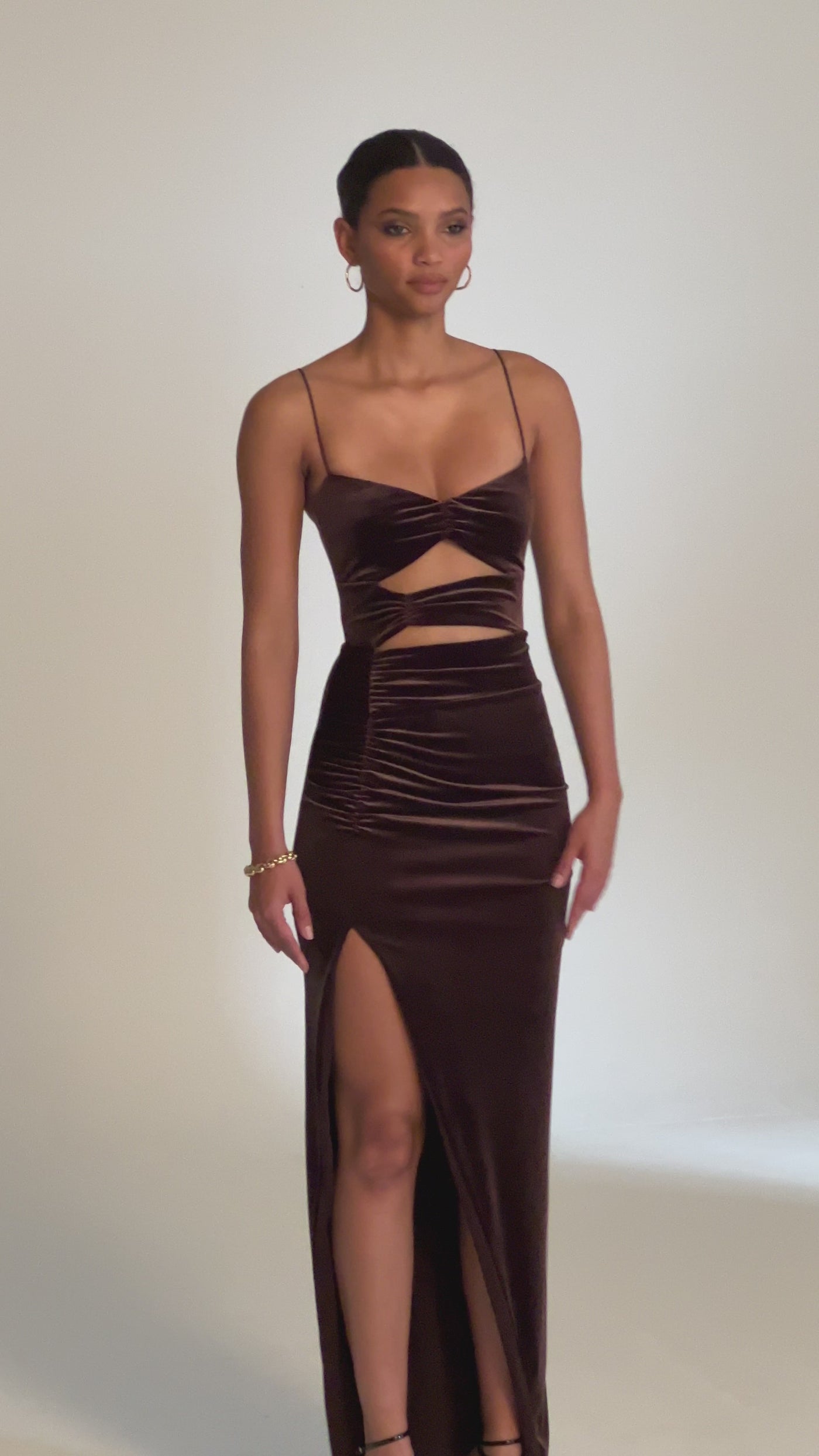 Nookie Verve Gown - Truffle