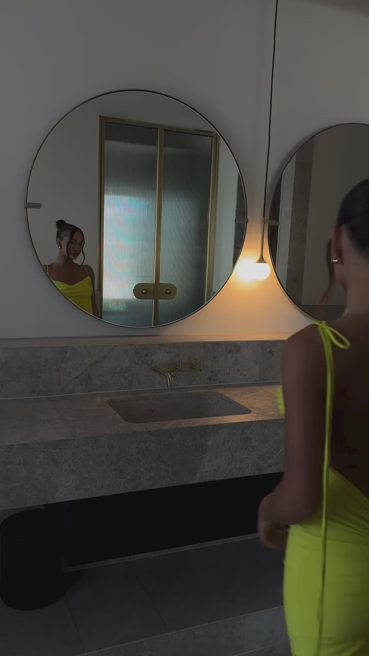 Jiani Gown - Chartreuse