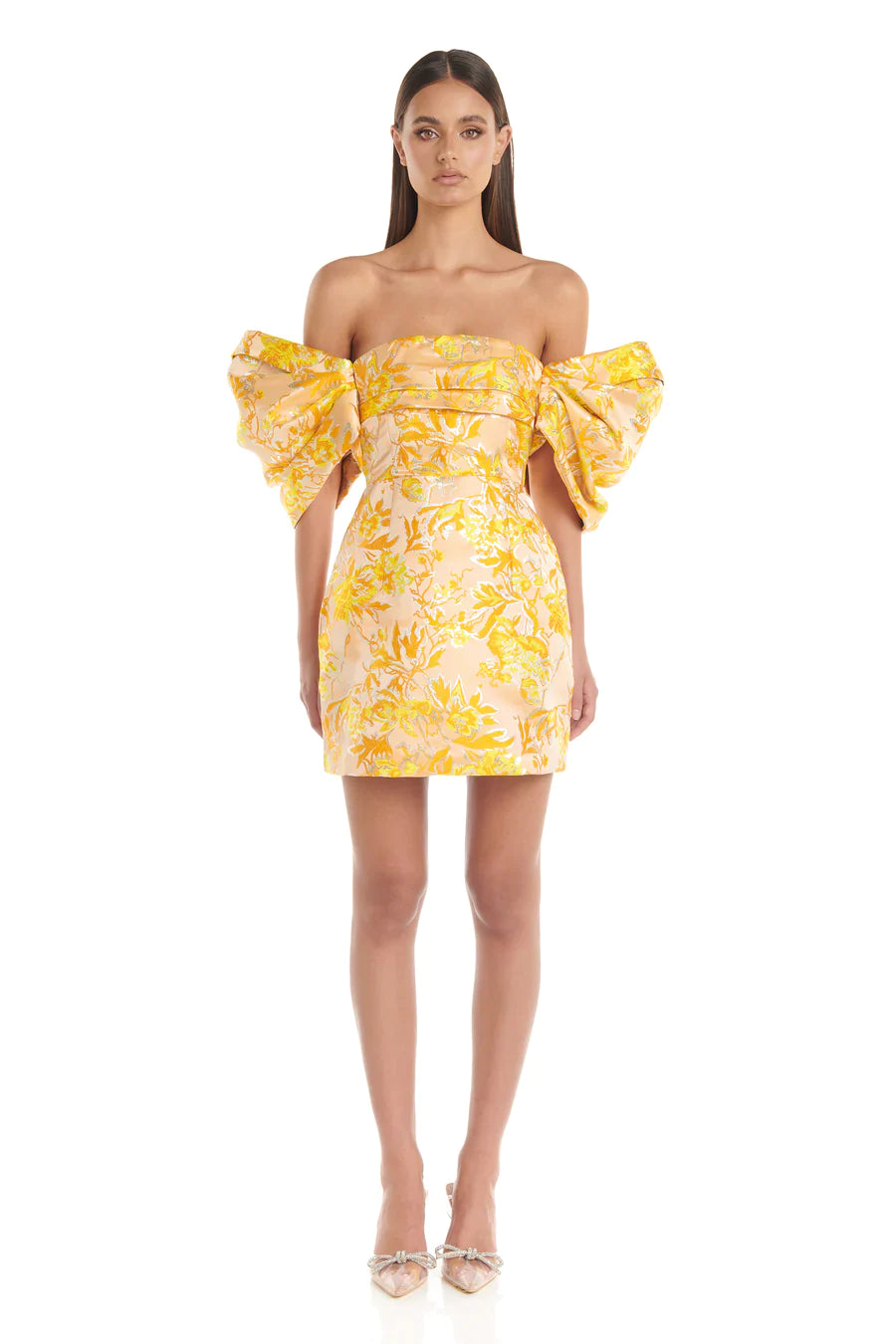 Raquel Dress - Yellow - JAUS