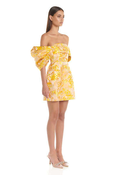 Raquel Dress - Yellow - JAUS