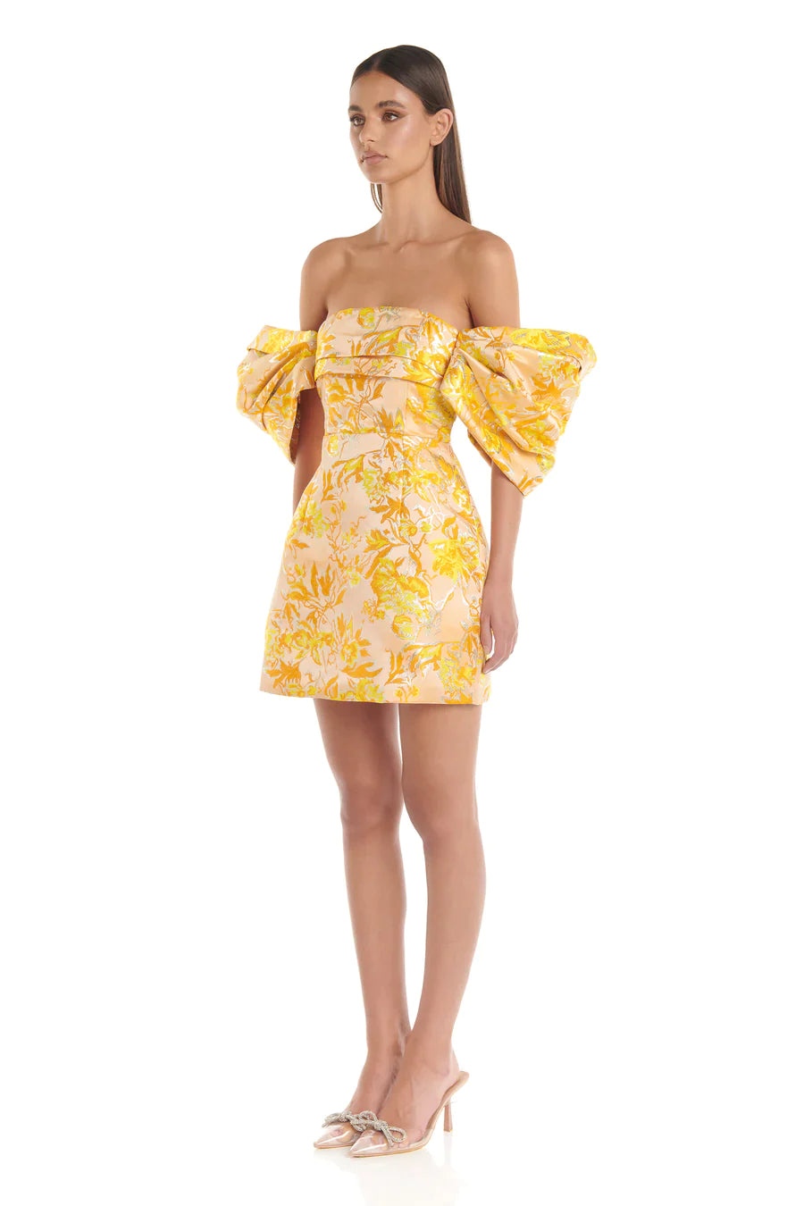 Raquel Dress - Yellow - JAUS