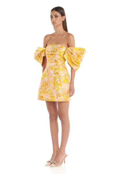 Raquel Dress - Yellow - JAUS