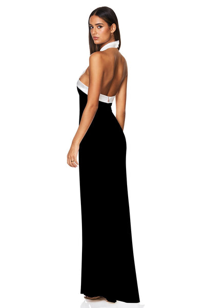 Nookie Renaissance Gown - Ivory/Black - SHOPJAUS - JAUS