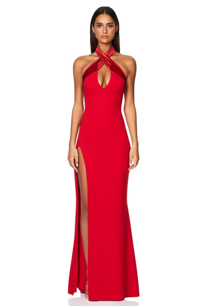 Nookie Renaissance Gown - Red - SHOPJAUS - JAUS