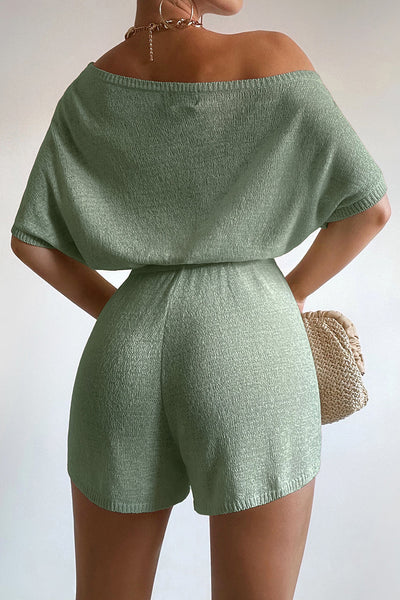 Miami Knit Romper - Sage - SHOPJAUS - JAUS