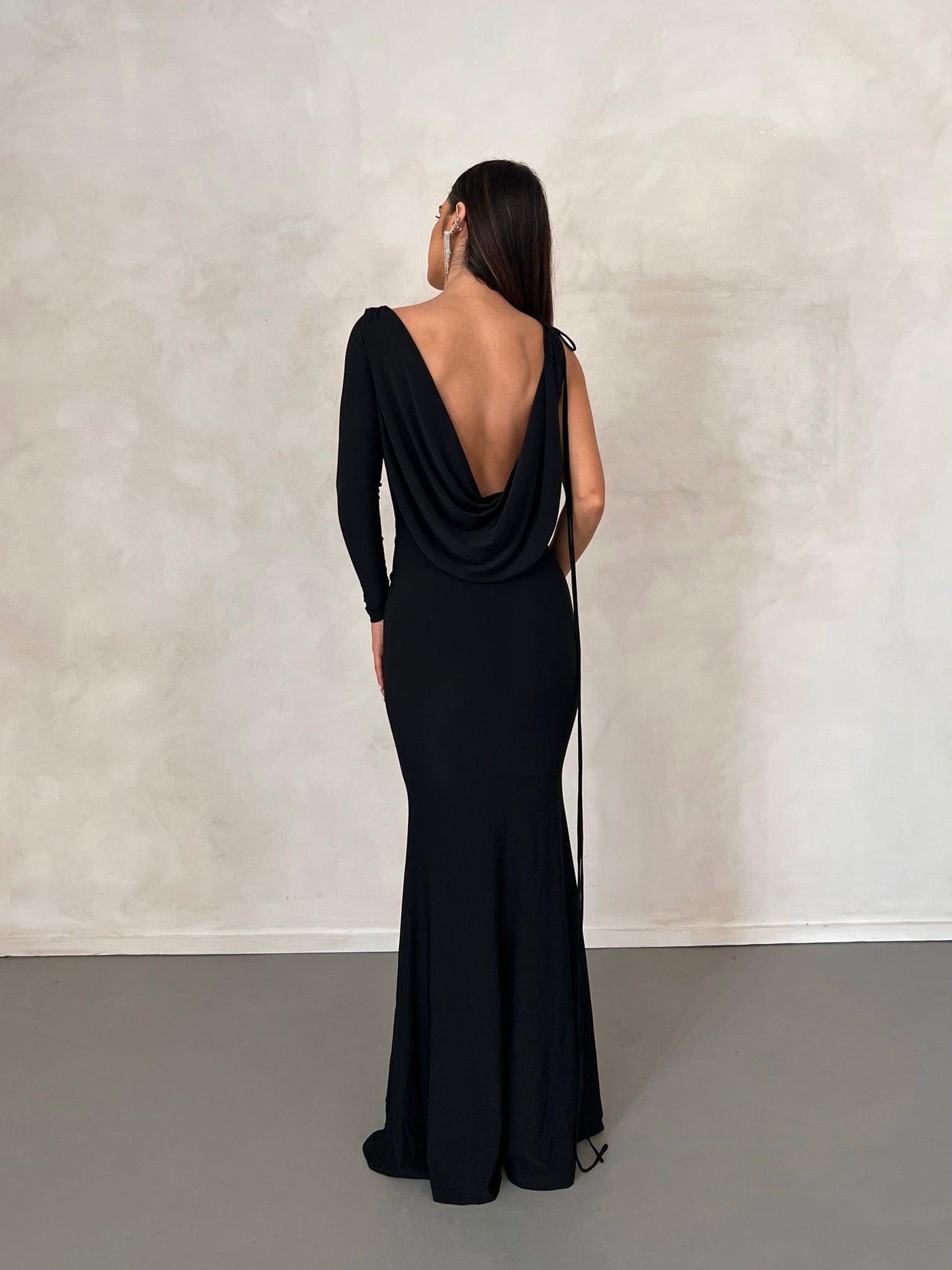 Reversible Emilia Gown - Black - JAUS