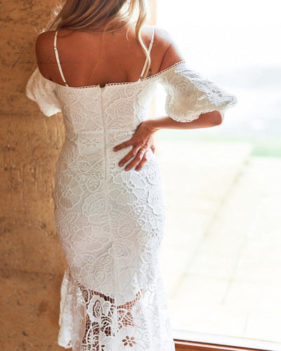 Riana Dress - White - JAUS