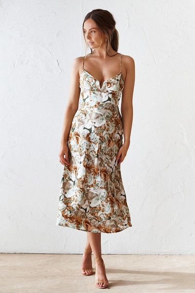 Robin Midi Dress - Sage - JAUS