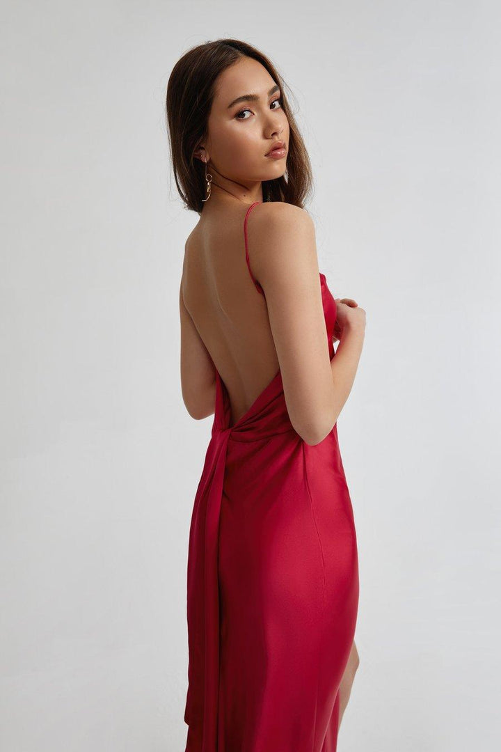 Romy Dress - Raspberry | JAUS