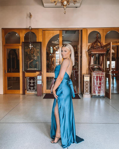 Romy Dress - Teal - JAUS