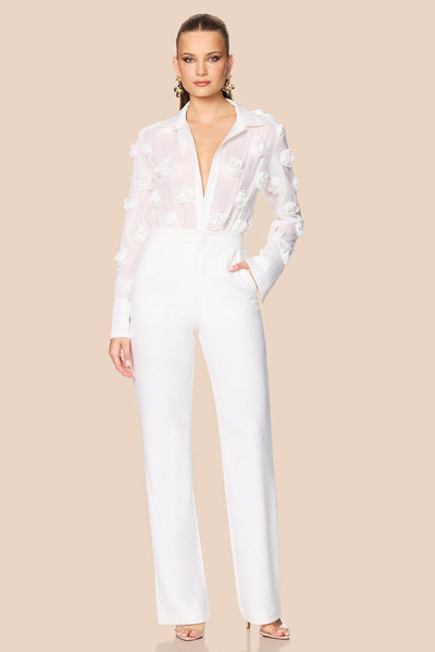 Nookie Roselie Bodysuit - White - SHOPJAUS - JAUS