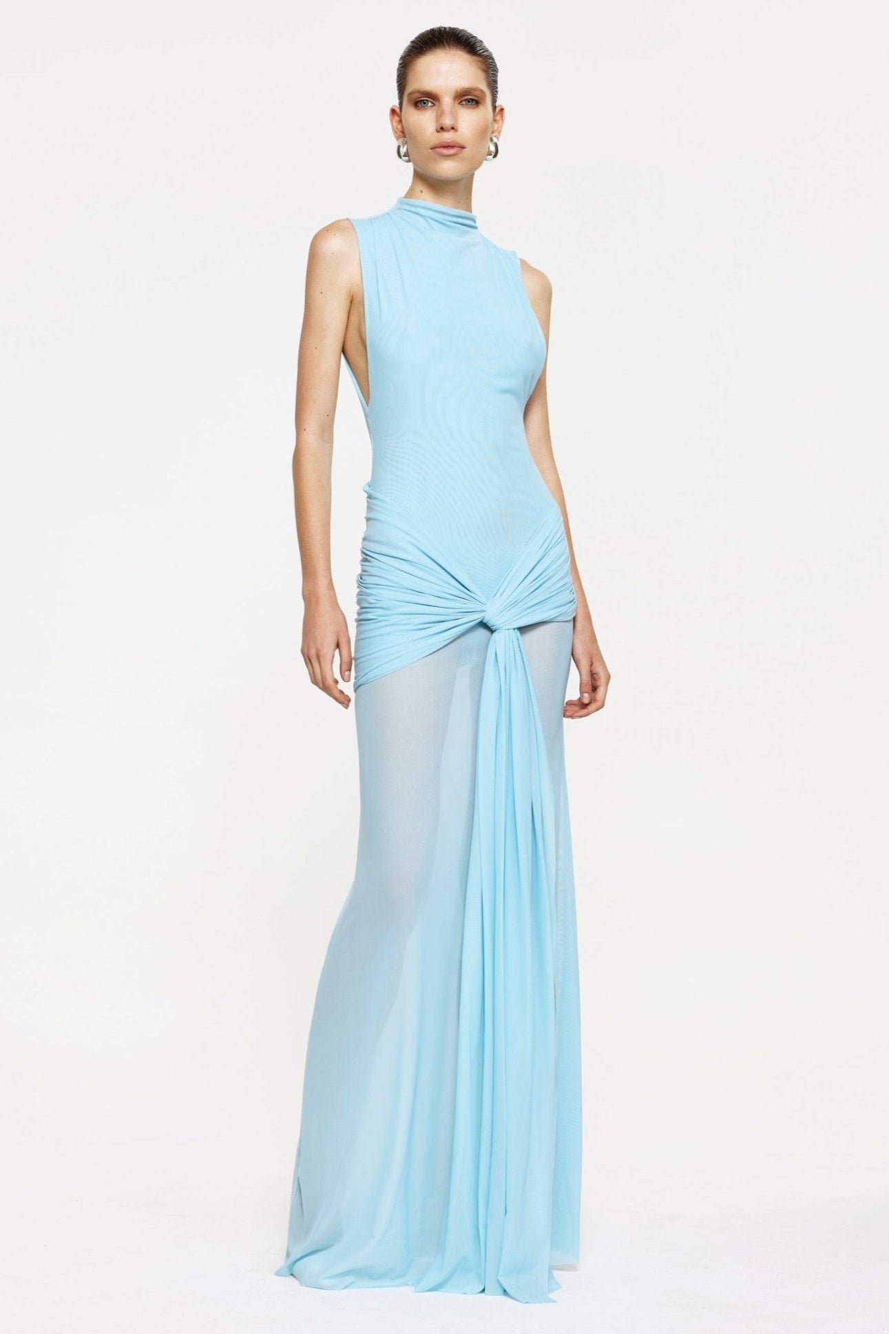 Roza Maxi Dress - Pale Blue - SHOPJAUS - JAUS
