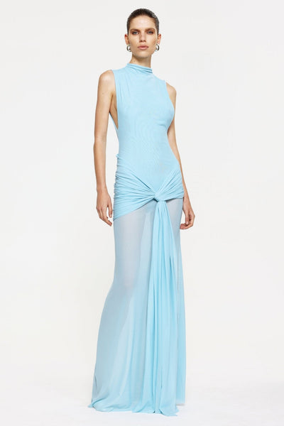 Roza Maxi Dress - Pale Blue - SHOPJAUS - JAUS