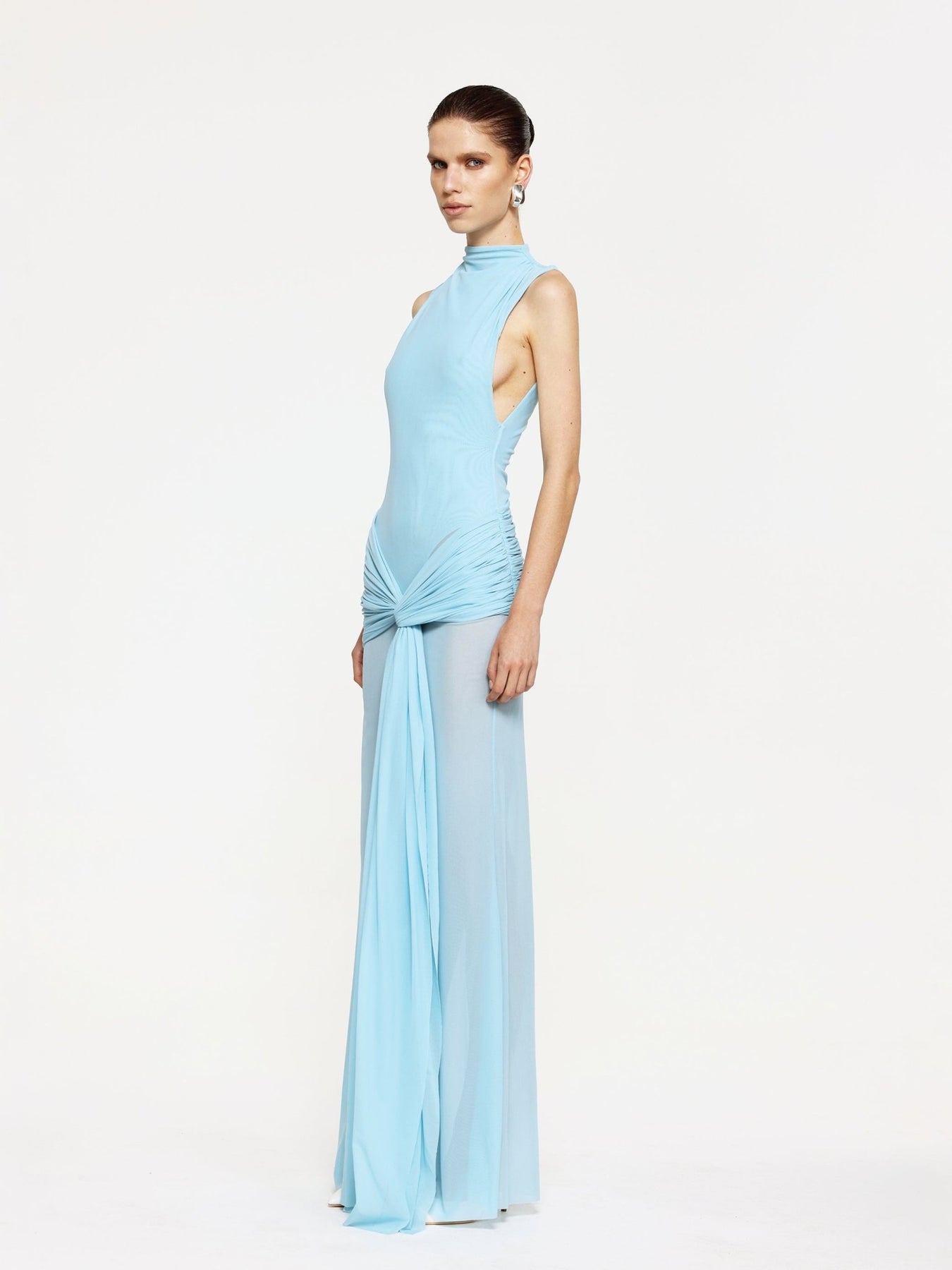 Roza Maxi Dress - Pale Blue - SHOPJAUS - JAUS