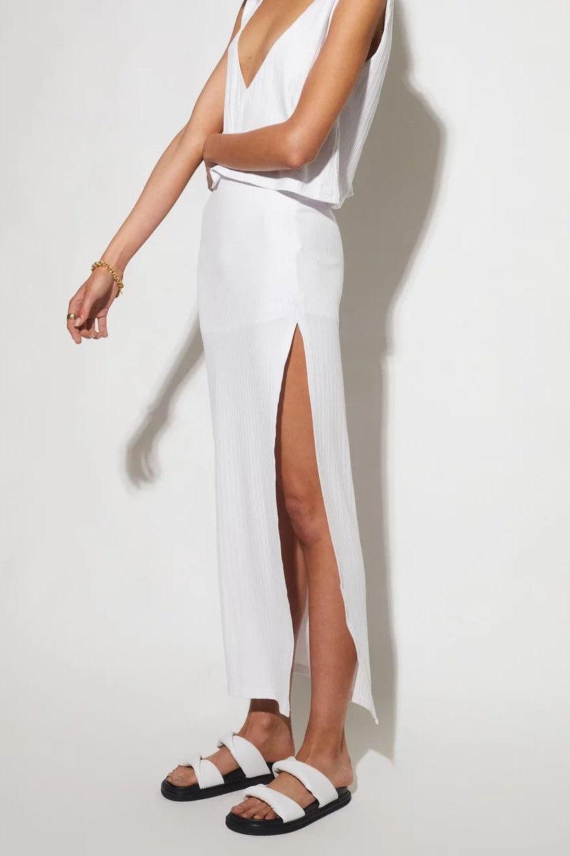 Sage Skirt - White - JAUS
