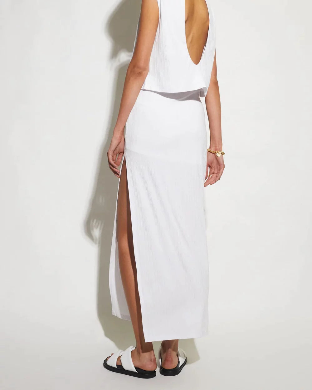 Sage Skirt - White - JAUS