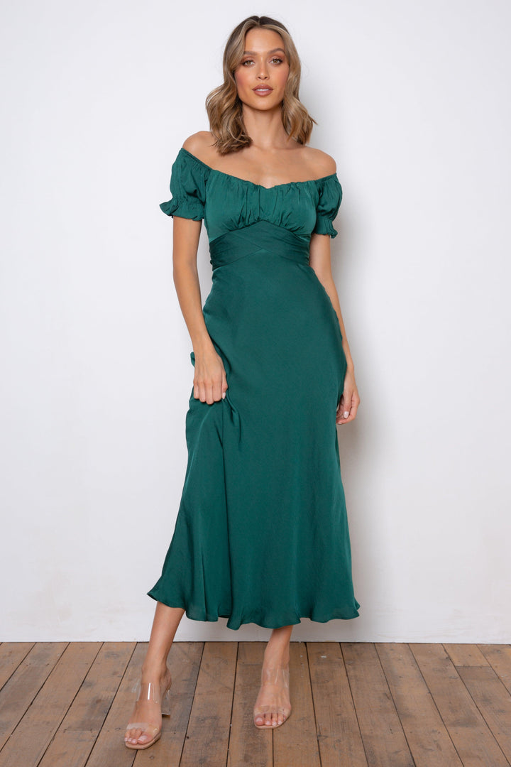 samantha green dress - Forest STORE: CM-WEB-ROC