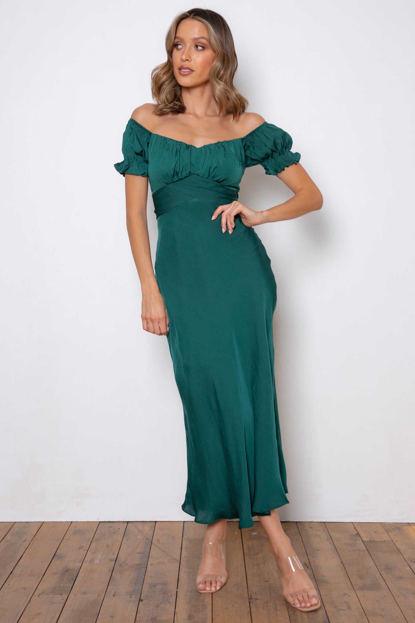 Samantha Dress - Forest Green | JAUS Samantha Dress - Forest Green | JAUS
