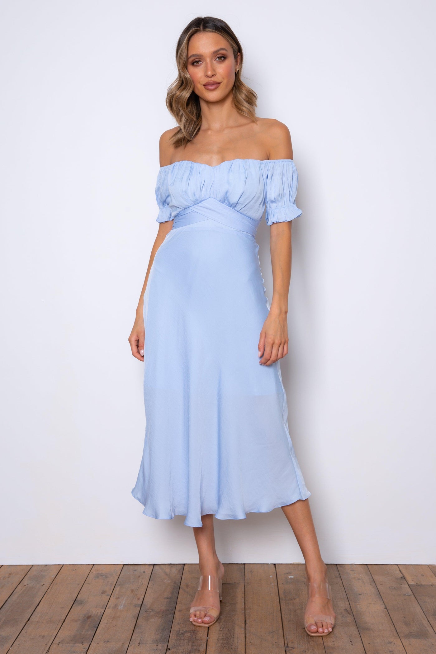 Samantha Dress - Sky Blue - JAUS