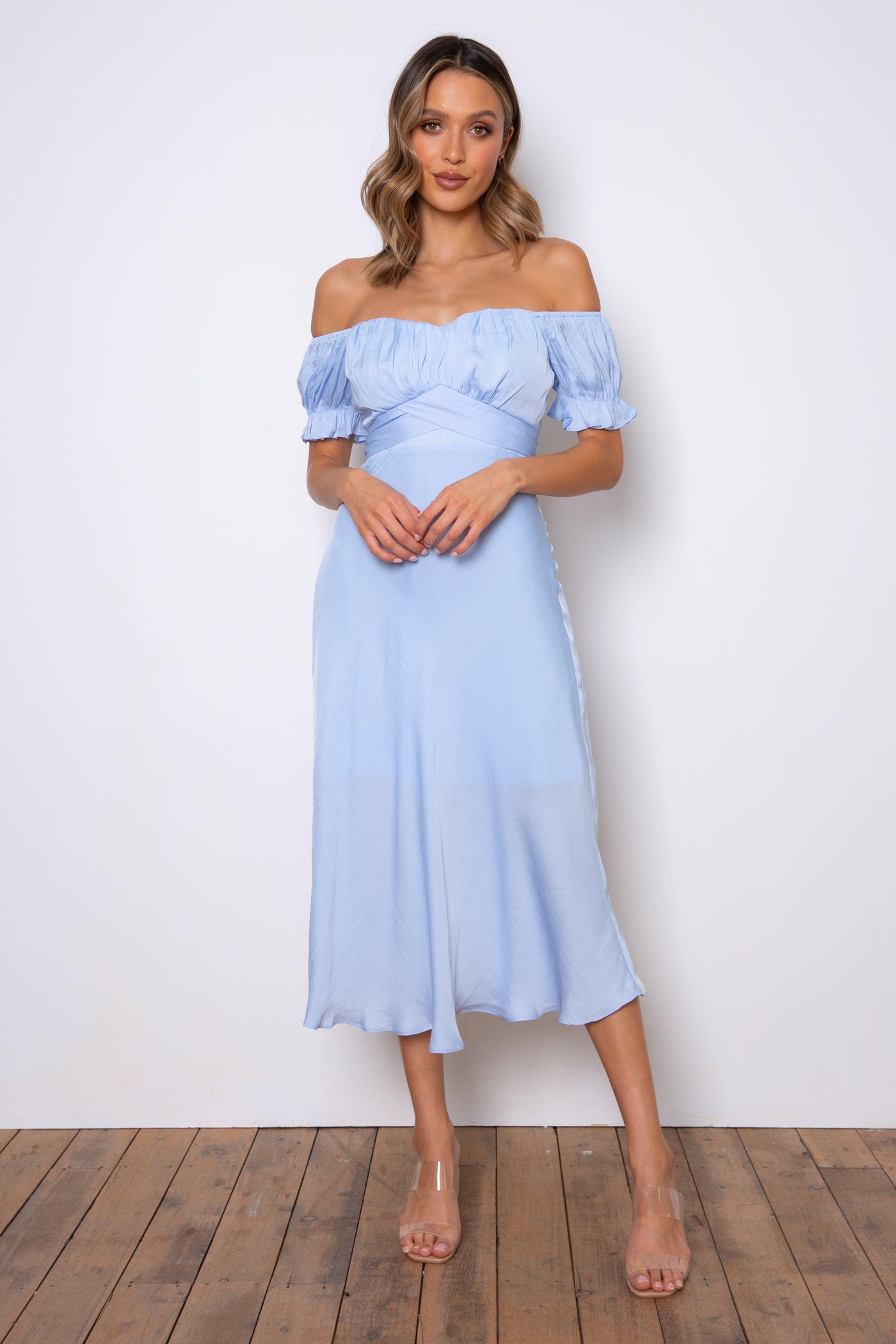 Samantha Dress - Sky Blue - JAUS