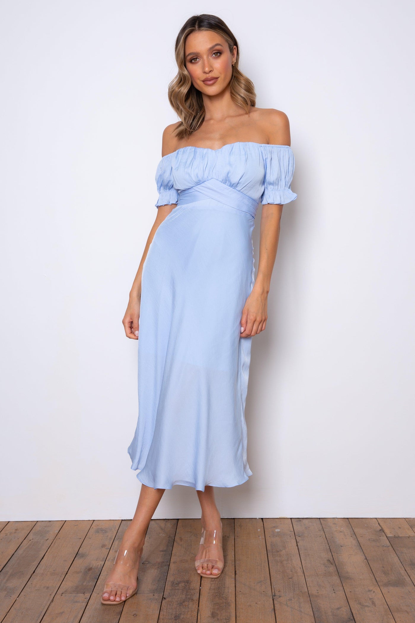 Samantha Dress - Sky Blue - JAUS