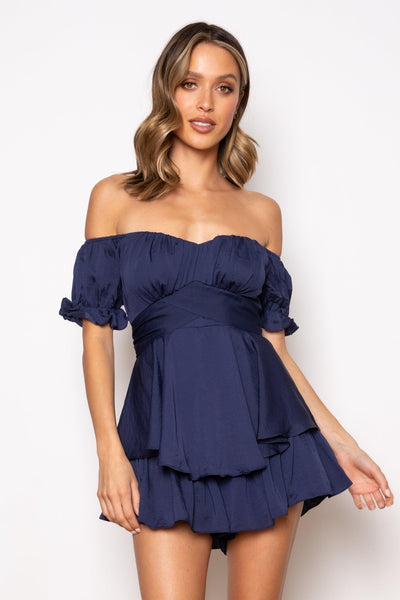 Samantha Romper - Navy - JAUS