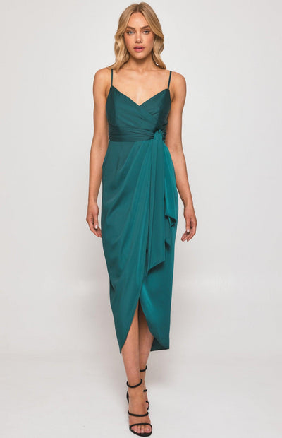 Samba Midi Dress - Emerald - JAUS
