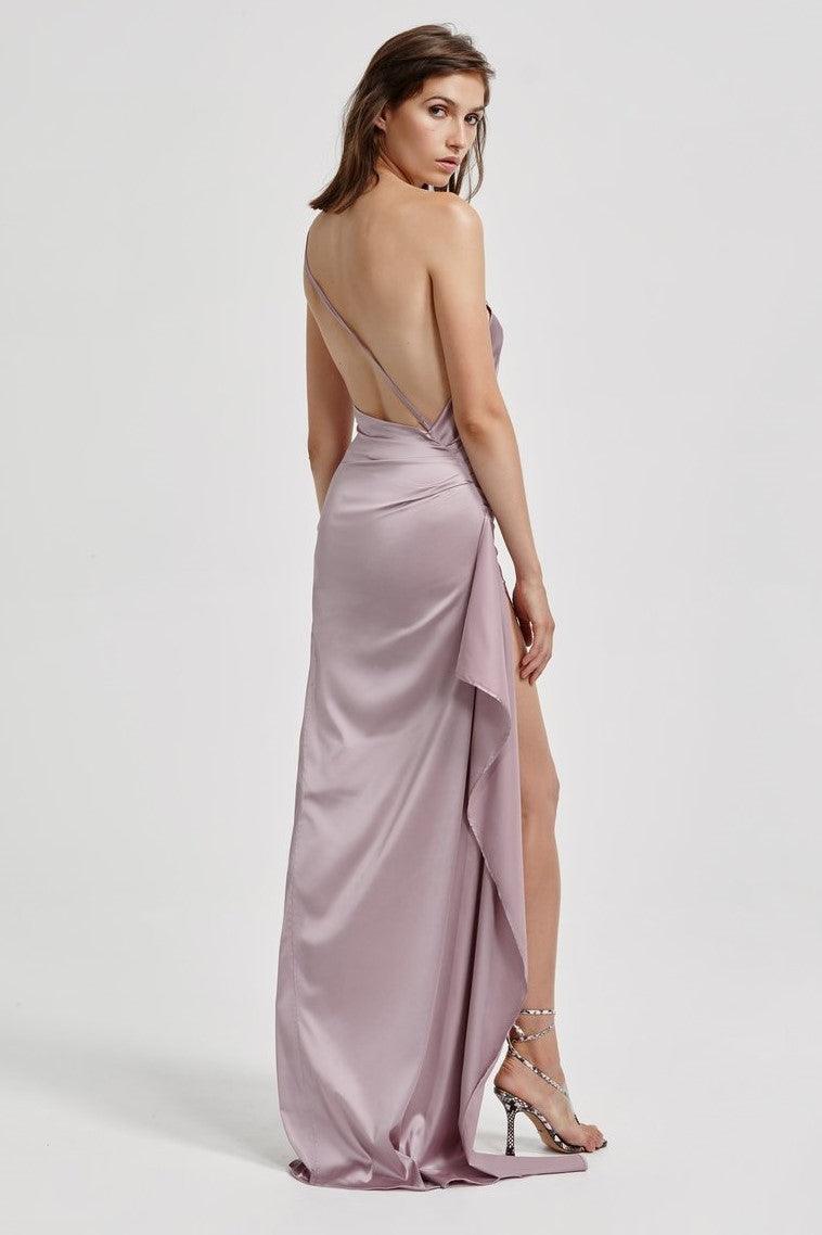 open lace back dress Lexi Samira Dress - Mauve