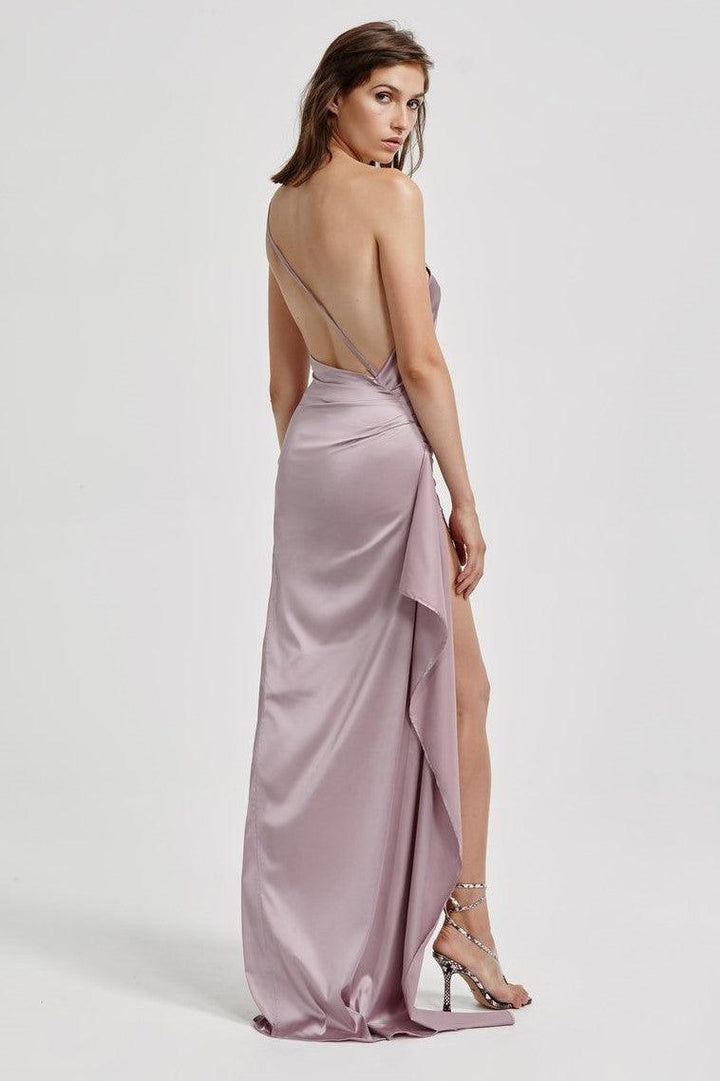 lexi samira dress burgundy Samira Dress - Mauve