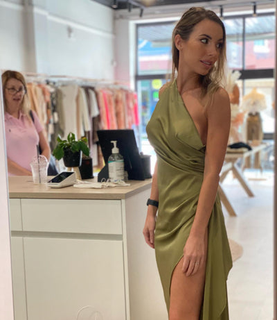 Samira Dress - Olive - JAUS