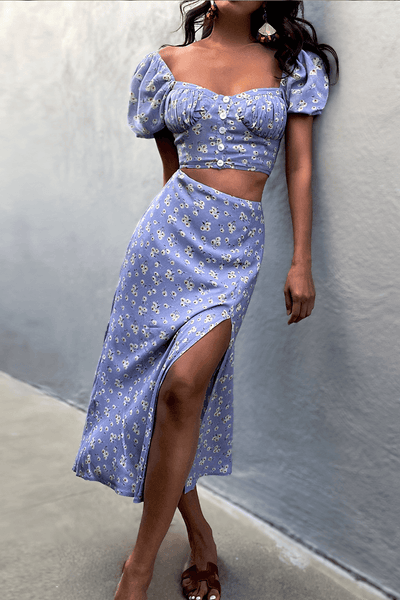 Sammy Top - Lilac Floral - JAUS
