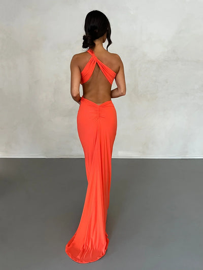 Sari Gown - Coral - JAUS