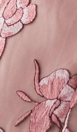 Saskia High Low Dress - Embroidery Rose - SHOPJAUS - JAUS
