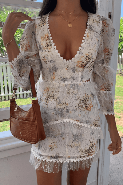 Savannah Dress - Floral - SHOPJAUS - JAUS