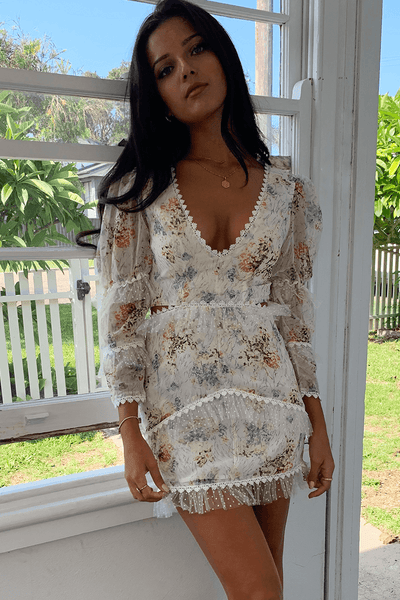 Savannah Dress - Floral - SHOPJAUS - JAUS