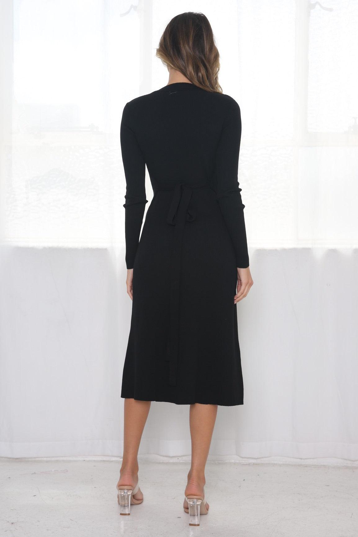 September Dress - Black - JAUS