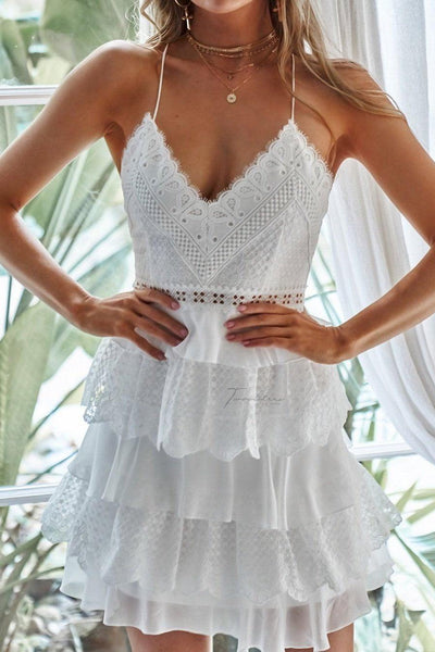 Shelby Dress - White - SHOPJAUS - JAUS