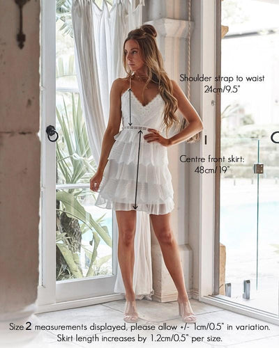 Shelby Dress - White - SHOPJAUS - JAUS