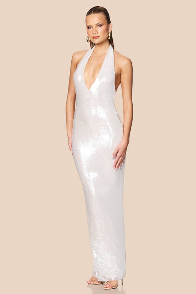 Nookie Siren Gown - White - SHOPJAUS - JAUS