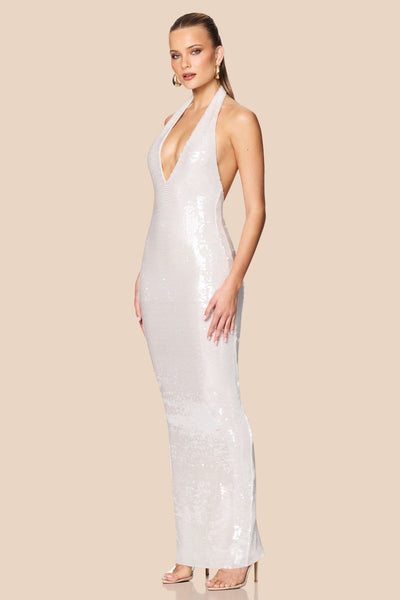 Nookie Siren Gown - White - SHOPJAUS - JAUS