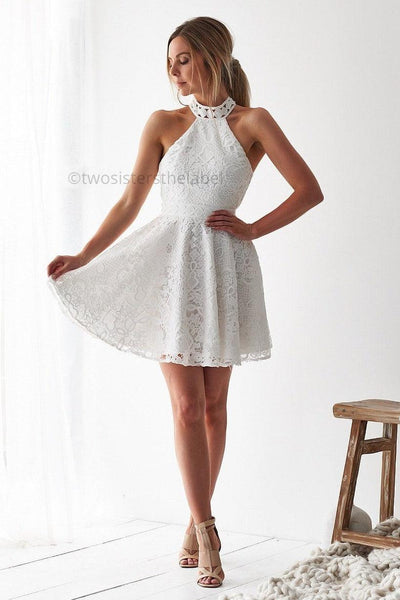 Spence Dress - White - SHOPJAUS - JAUS