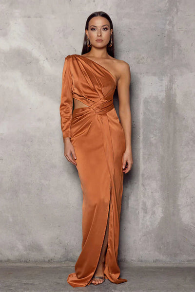 Tabitha Dress - Terracotta - JAUS