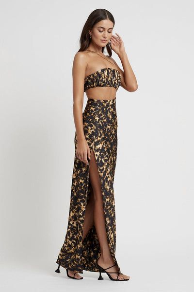 Talia Dress - Honey Ink Print - JAUS