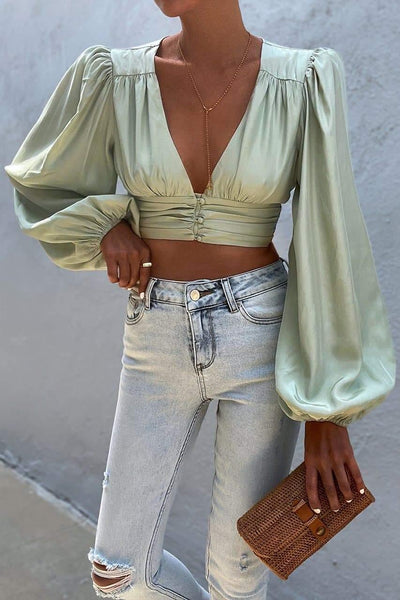 Talia Top - Sage - JAUS