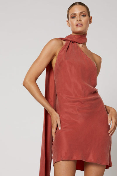 Tammin Short Dress - Copper - JAUS