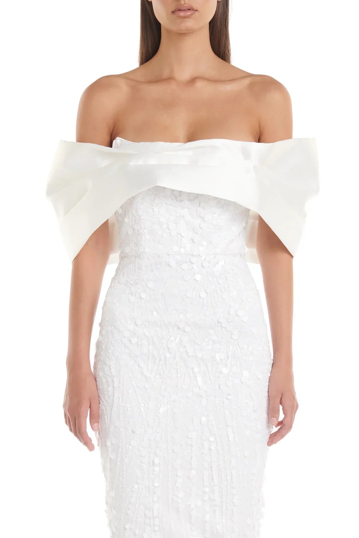 Tanya Dress - White - JAUS