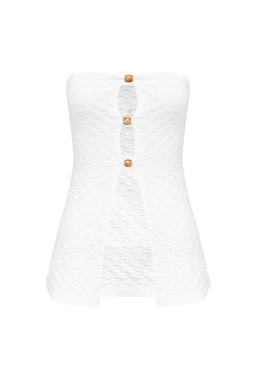 Tanya Top - White - JAUS