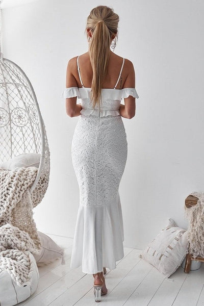 Taylor Dress - White - SHOPJAUS - JAUS