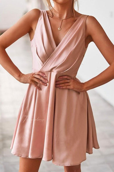Tegan Dress - Rose Gold - SHOPJAUS - JAUS